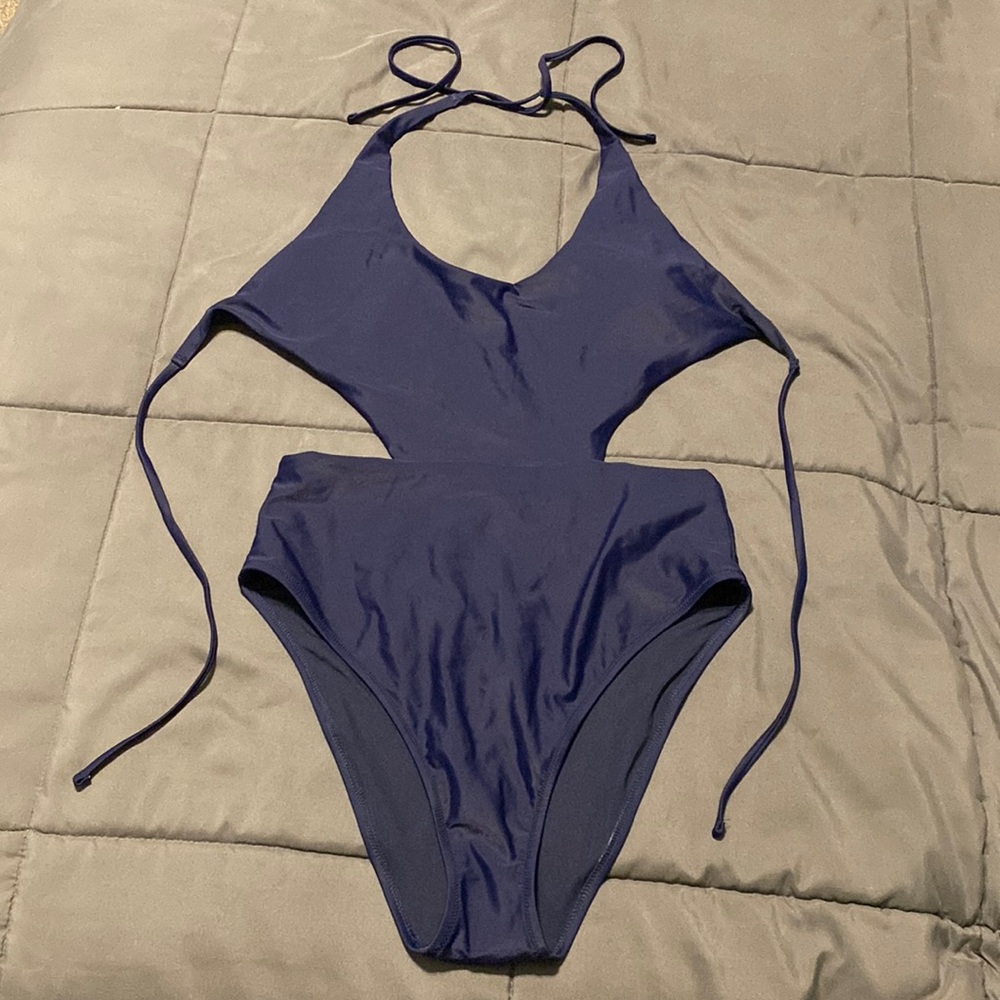 Aerie Navy One Piece Swimsuit